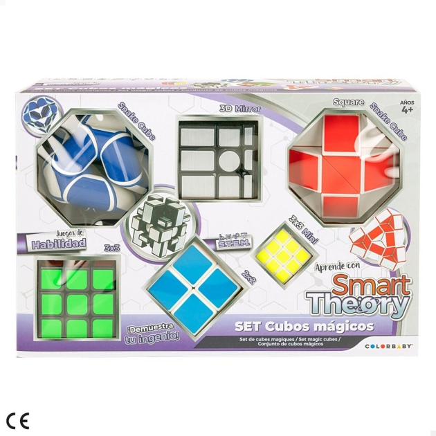 Rubiko kubas Colorbaby Smart Theory 6 Dalys