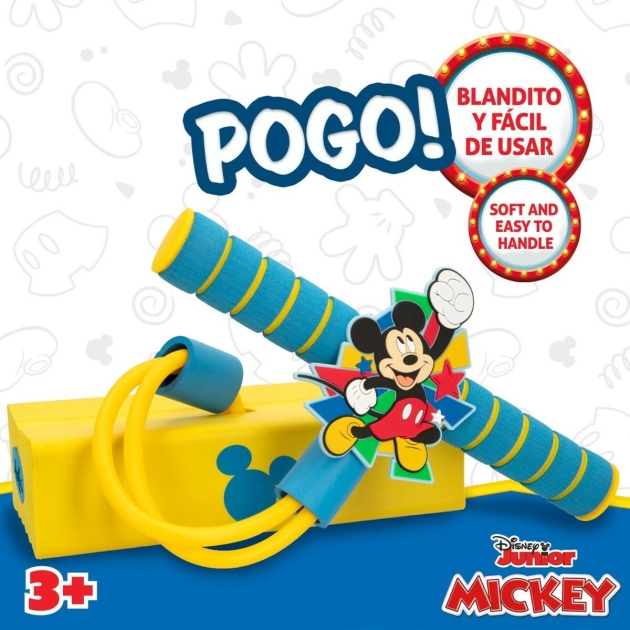 Šokdyklė Mickey Mouse 3D Geltona Vaikiškas (4 vnt.)