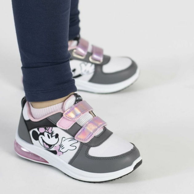 Sportbačiai su LED Minnie Mouse Velcro