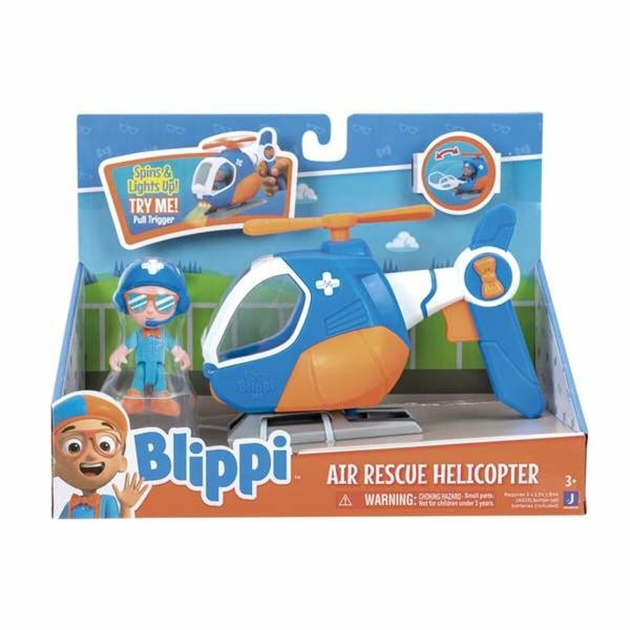 Sraigtasparnis Blippi Statulėlė Mėlyna Oranžinė