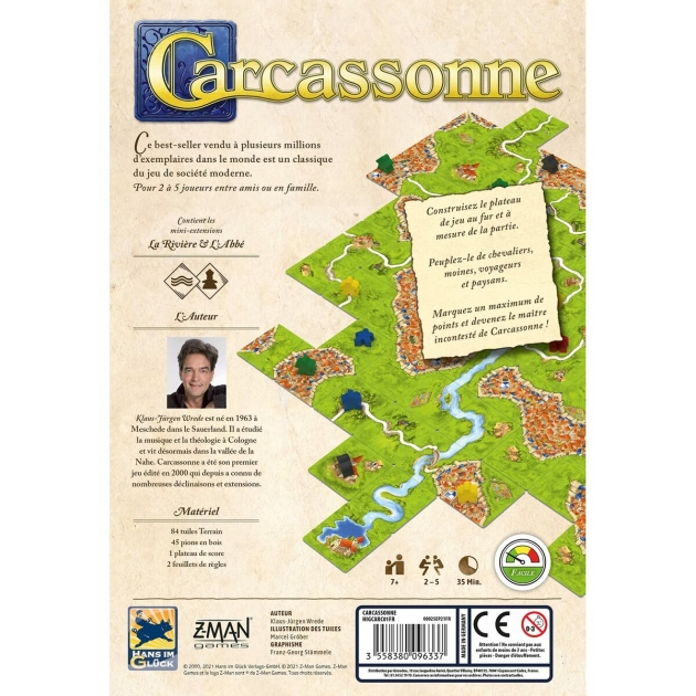 Stalo žaidimas Asmodee Carcassonne (Prancūzų) (FR)