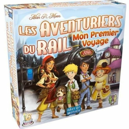 Stalo žaidimas Asmodee Rail Adventurers : My First Voyage (FR) Juoda Mėlyna Balta Žalia