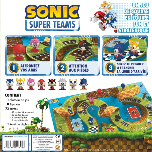 Stalo žaidimas Asmodee Sonic Super Teams (FR)