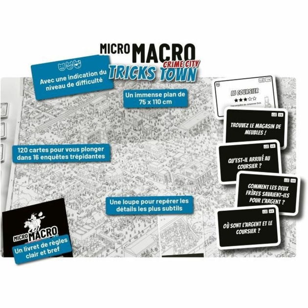 Stalo žaidimas BlackRock Micro Macro: Crime City – Tricks Town