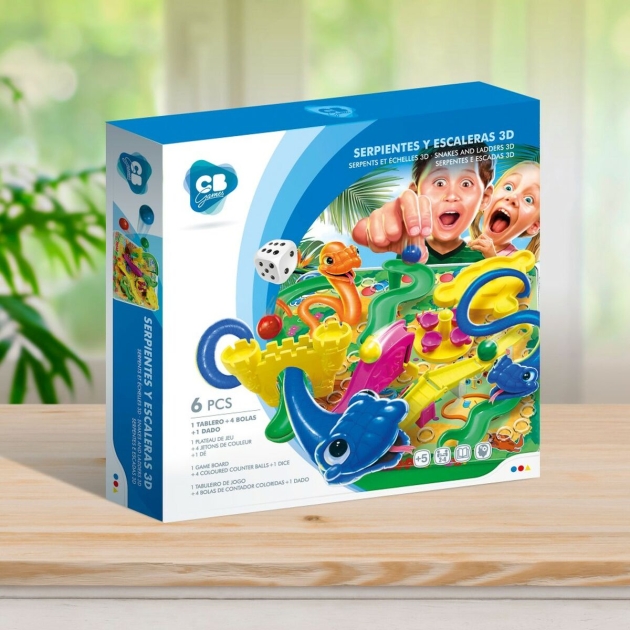 Stalo žaidimas Colorbaby Laiptai 3D (6 vnt.)