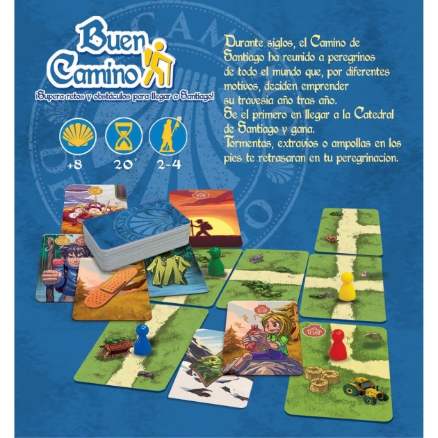 Stalo žaidimas Educa El Camino card game (FR)