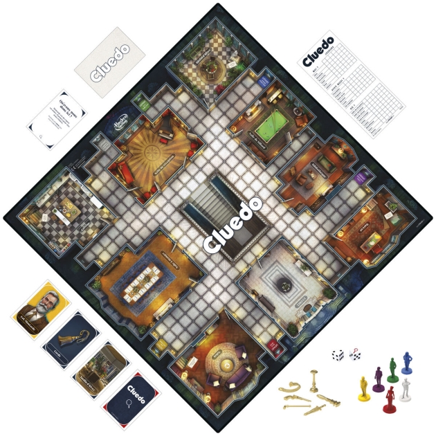 Stalo žaidimas Hasbro Cluedo (FR) Spalvotas