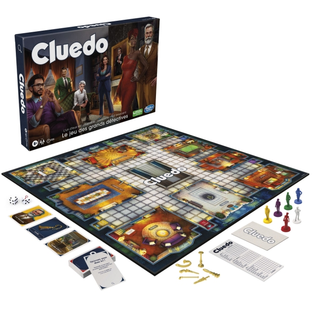 Stalo žaidimas Hasbro Cluedo (FR) Spalvotas