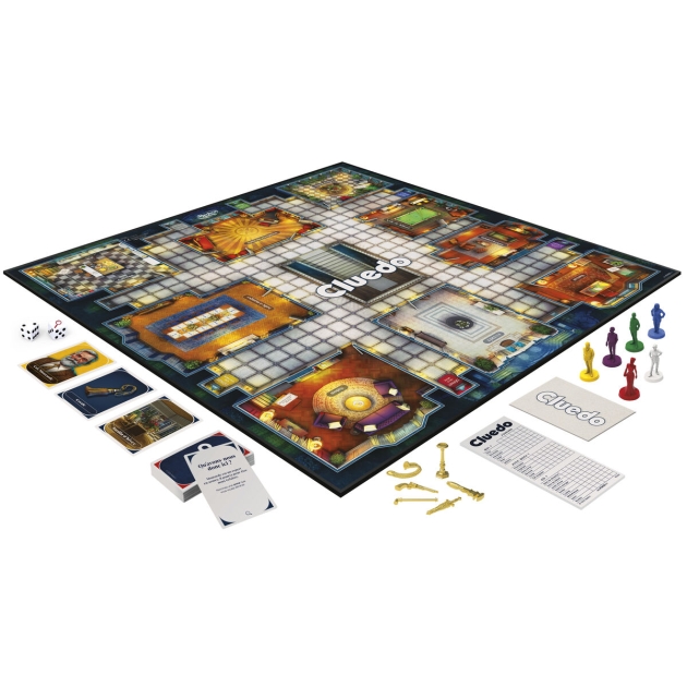 Stalo žaidimas Hasbro Cluedo (FR) Spalvotas