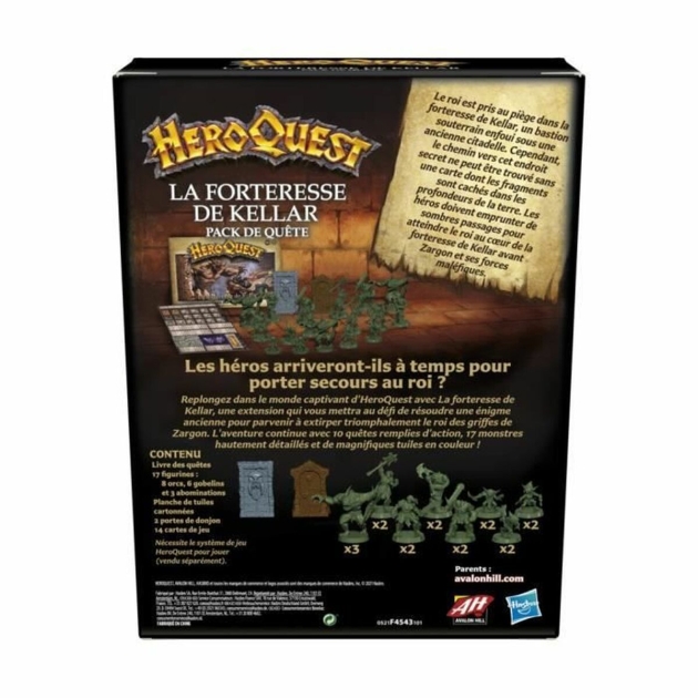 Stalo žaidimas Hasbro Hero Quest Prailgintas