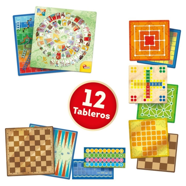 Stalo žaidimas Lisciani Juegos reunidos ES 26 x 1 x 26 cm (10 vnt.)