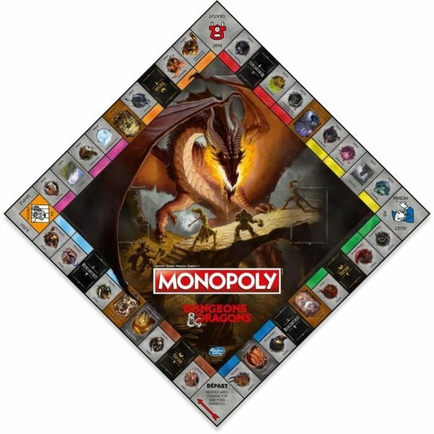 Stalo žaidimas Monopoly Dungeons  Dragons (FR)