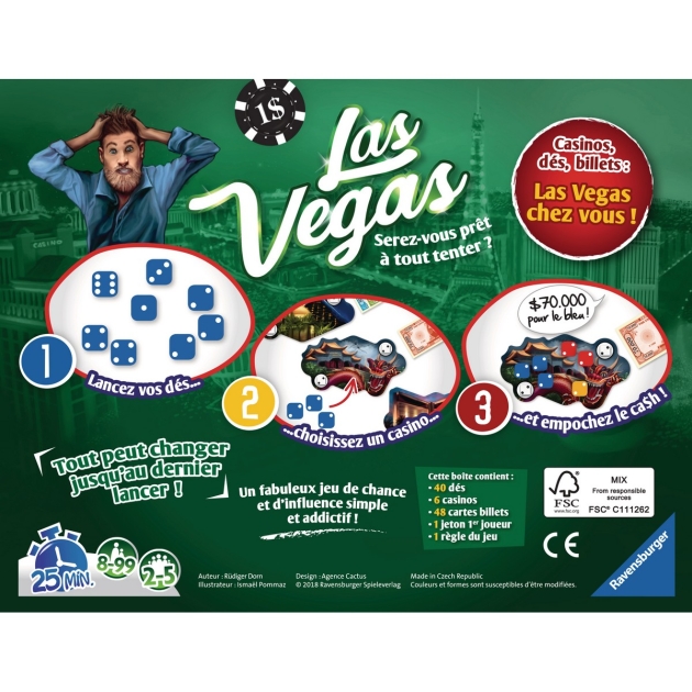 Stalo žaidimas Ravensburger Las Vegas FR (Prancūzų)