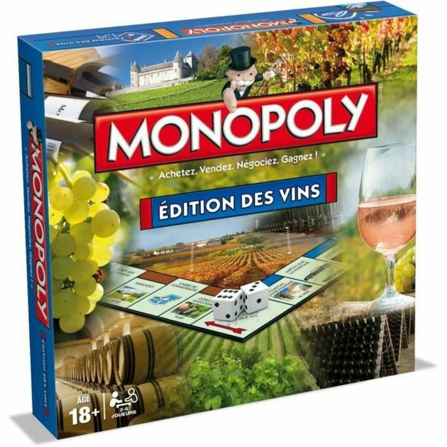 Stalo žaidimas Winning Moves MONOPOLY  Editions des vins (FR)