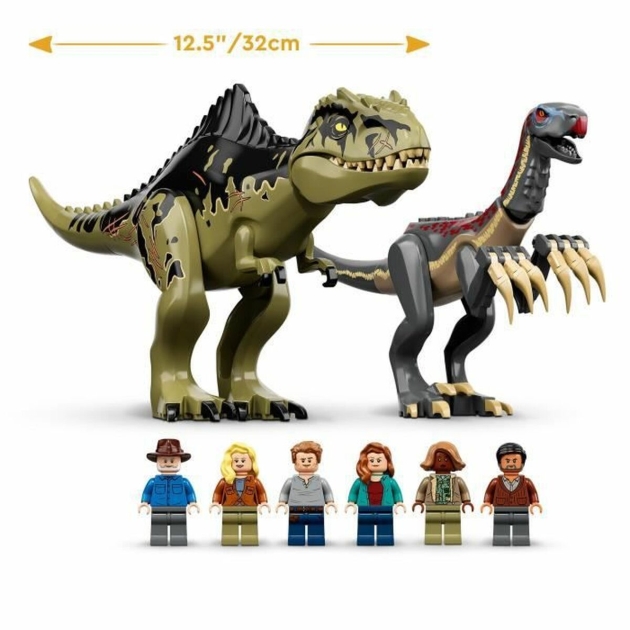 Statybinis žaidimas + skaičiai Lego Jurassic World Attack