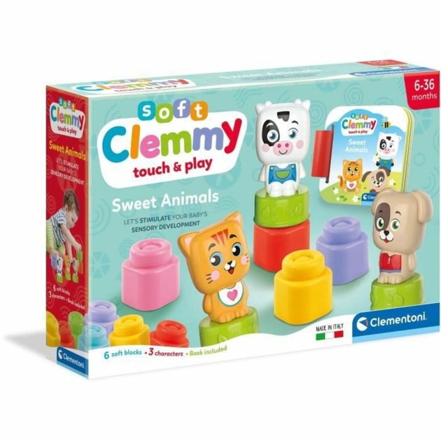 Statybos rinkinys Baby Born Cubes  animals Soft Clemmy (FR) Knyga 9 Dalys