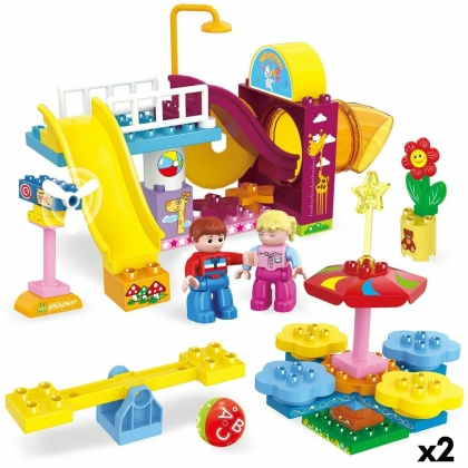 Statybos rinkinys Colorbaby Playground 50 Dalys (2 vnt.)