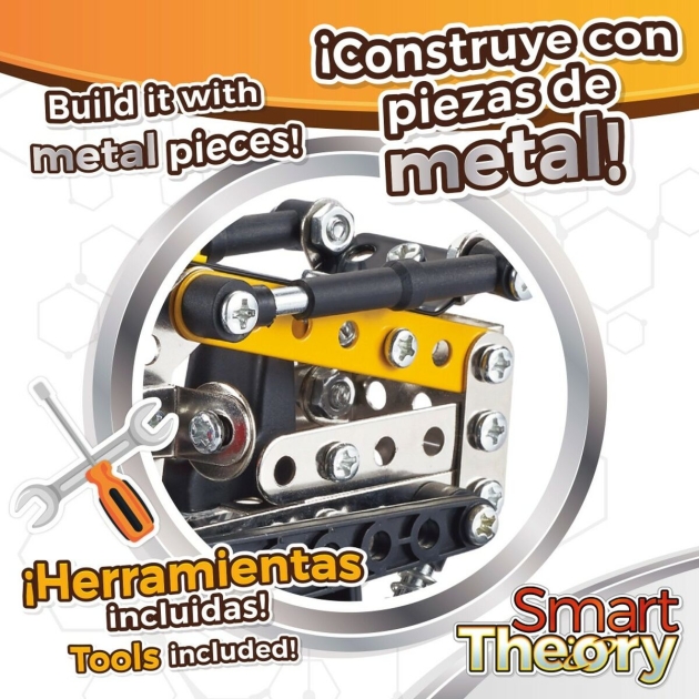 Statybos rinkinys Colorbaby Smart Theory Mecano Monster Car Automobilis 201 Dalys (6 vnt.)