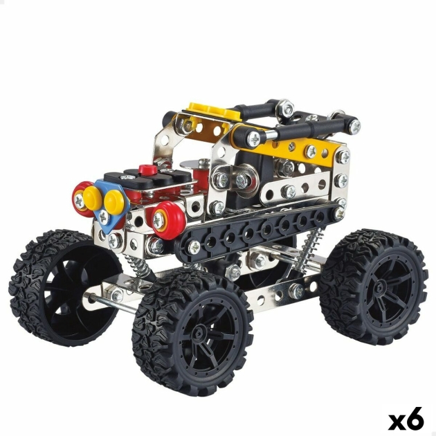 Statybos rinkinys Colorbaby Smart Theory Mecano Monster Car Automobilis 201 Dalys (6 vnt.)