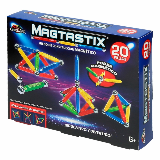 Statybos rinkinys Cra Z Art Magtastix Beginner 20 Dalys (4 vnt.)