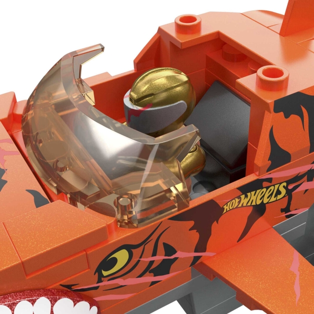 Statybos rinkinys Hot Wheels Mega Construx – Smash Crash Shark Race 245 Dalys