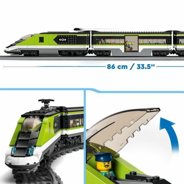 Statybos rinkinys Lego City Express Passenger Train Spalvotas