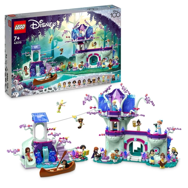 Statybos rinkinys Lego Disney 43215 The hut enchanted in the tree