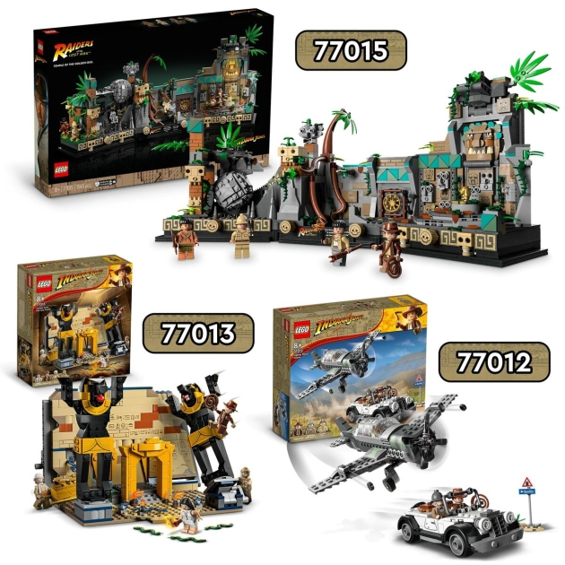 Statybos rinkinys Lego Indiana Jones 77012 Continuation by fighting plane