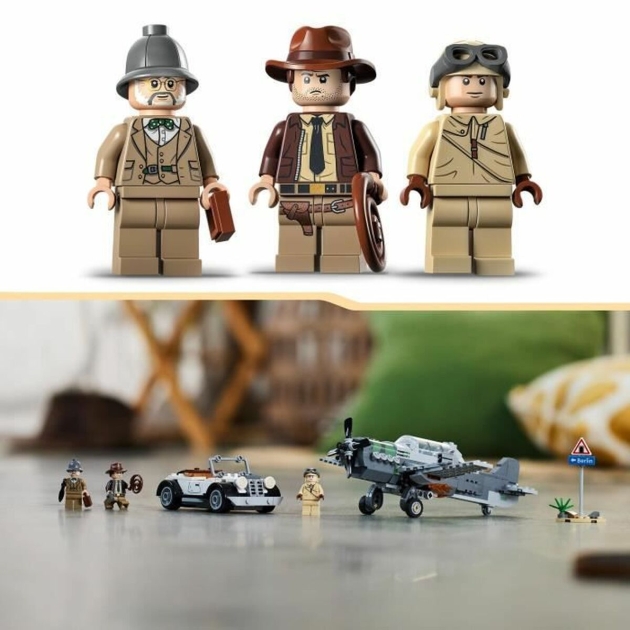 Statybos rinkinys Lego Indiana Jones 77012 Continuation by fighting plane