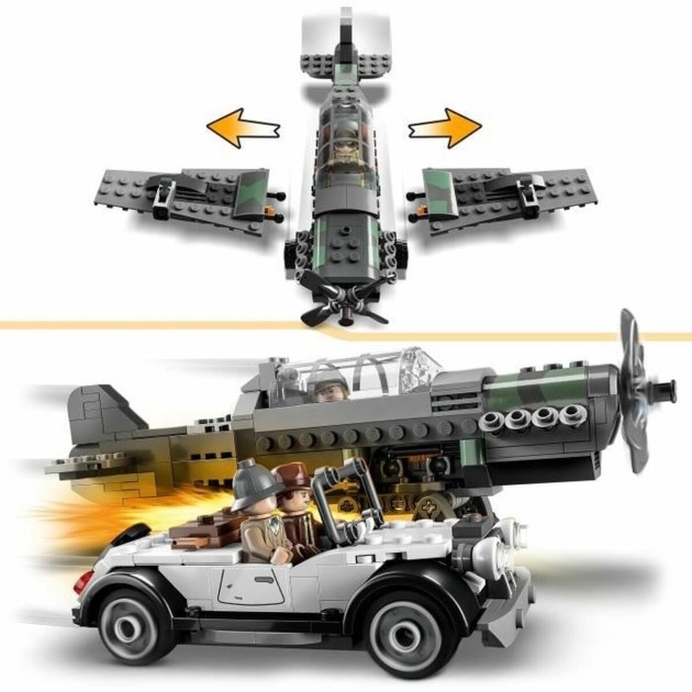 Statybos rinkinys Lego Indiana Jones 77012 Continuation by fighting plane