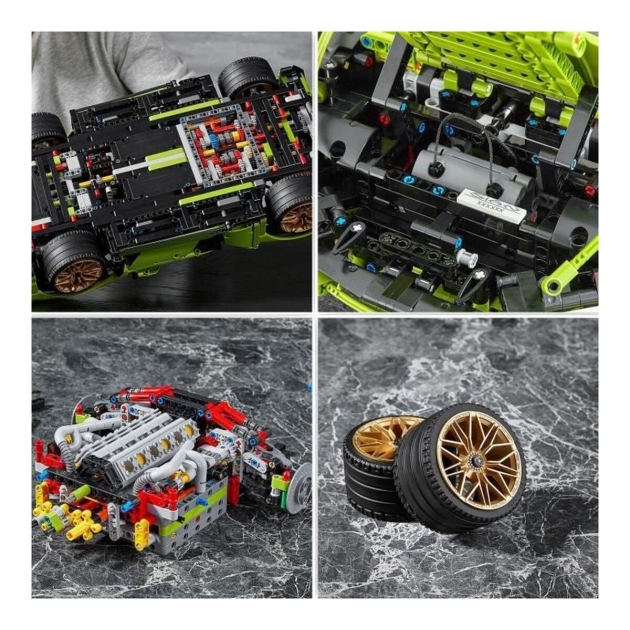 Statybos rinkinys Lego Lamborghini Sián FKP 37 Spalvotas