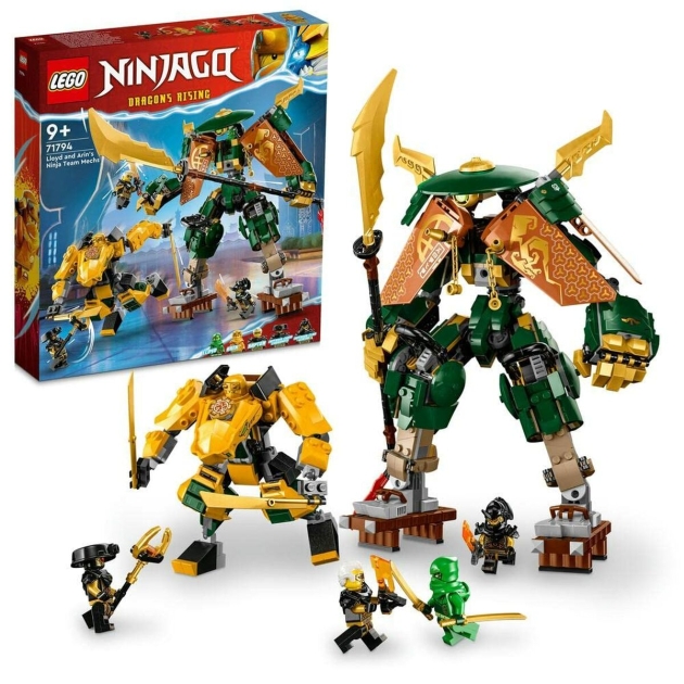 Statybos rinkinys Lego Ninjago 71794 The Ninjas Lloyd and Arin robot team