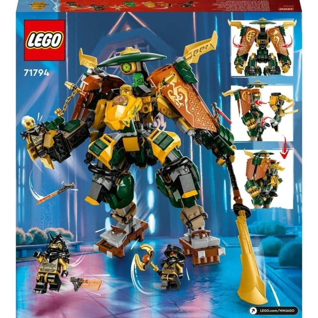 Statybos rinkinys Lego Ninjago 71794 The Ninjas Lloyd and Arin robot team