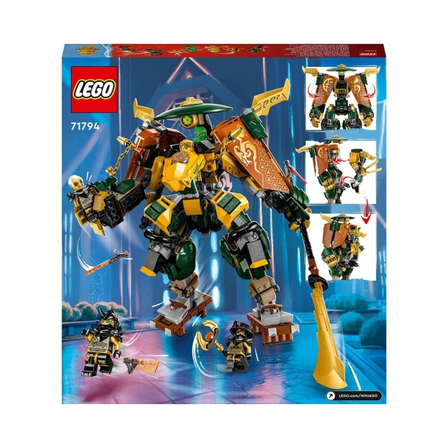 Statybos rinkinys Lego Ninjago 71794 The Ninjas Lloyd and Arin robot team