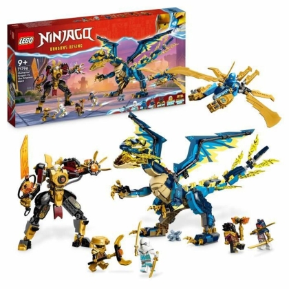 Statybos rinkinys Lego Ninjago 71796 The elementary dragon against the Empress robot Spalvotas