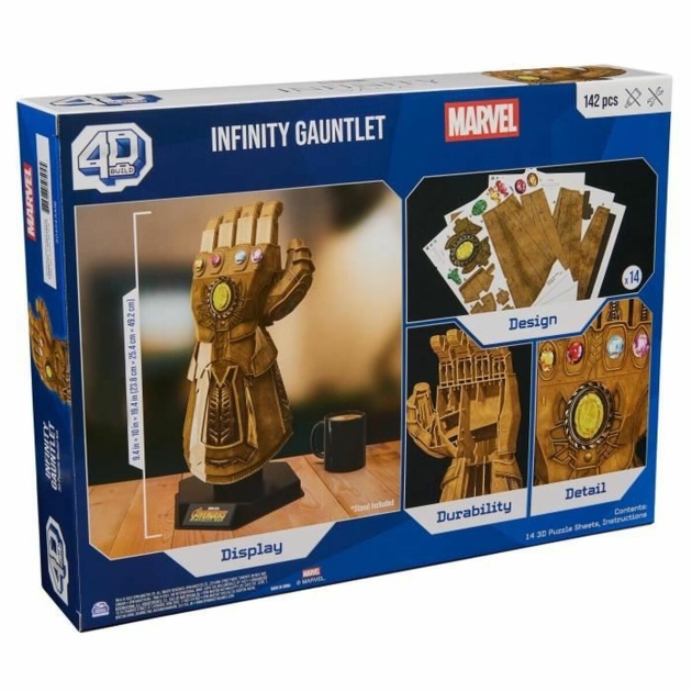 Statybos rinkinys Marvel Infinity Gauntlet 142 Dalys 23,8 x 25,4 x 49,2 cm Spalvotas