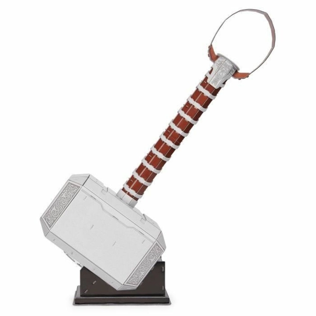 Statybos rinkinys Marvel Mjolnir 87 Dalys 48 x 14 x 54,5 cm Ruda Spalvotas