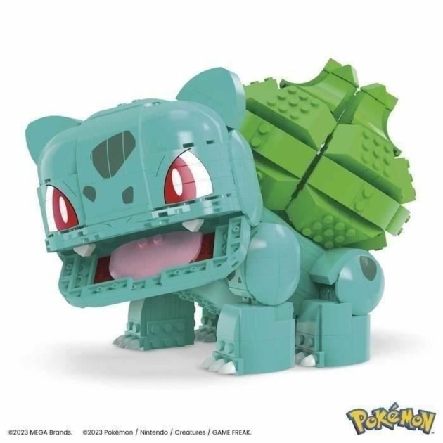 Statybos rinkinys Pokémon Mega Construx – Jumbo Bulbasaur 789 Dalys