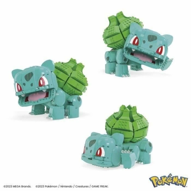 Statybos rinkinys Pokémon Mega Construx – Jumbo Bulbasaur 789 Dalys