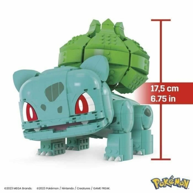 Statybos rinkinys Pokémon Mega Construx – Jumbo Bulbasaur 789 Dalys