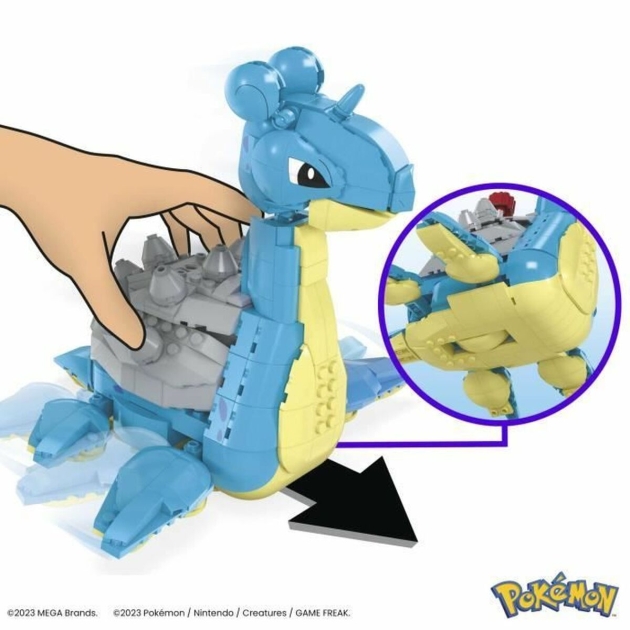 Statybos rinkinys Pokémon Mega Construx – Lapras 527 Dalys