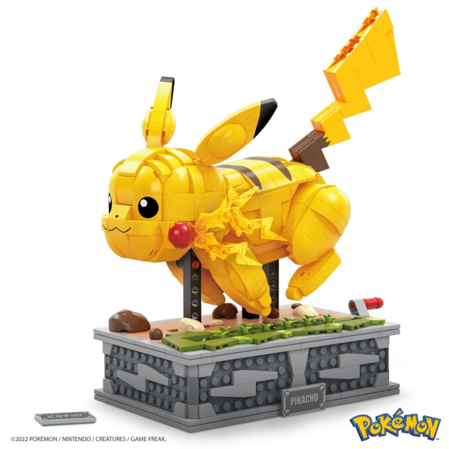 Statybos rinkinys Pokémon Mega Construx – Motion Pikachu 1095 Dalys