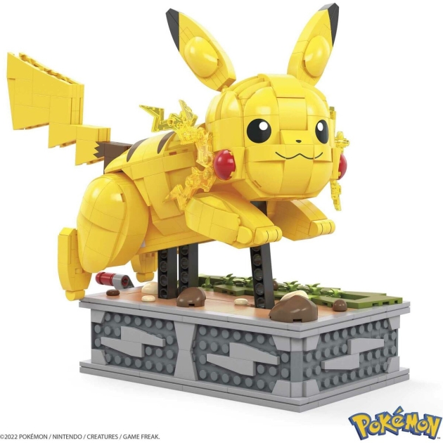 Statybos rinkinys Pokémon Mega Construx – Motion Pikachu 1095 Dalys