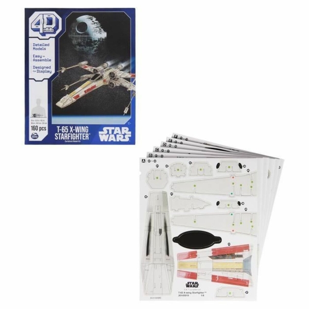 Statybos rinkinys Star Wars T-65 X-Wing Starfighter 160 Dalys 38 x 34,5 x 26 cm Spalvotas