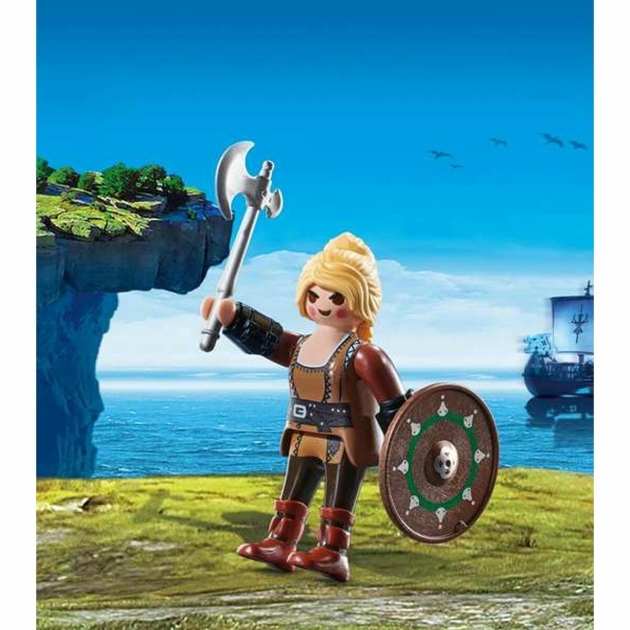 Sujungiama dalis Playmobil Playmo Friends 70854 Mergina vikingė (5 pcs)