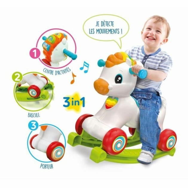 Sūpynės Arklys Clementoni Rocking horse and wheels (FR)