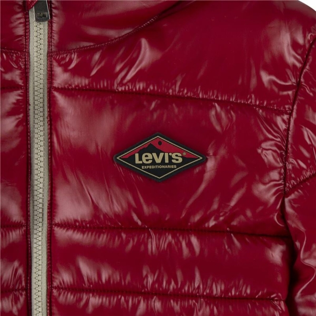 Švarkas Vaikiškas Levi’s Lined Mdwt Puffer J Rhythmic Tamsiai raudona