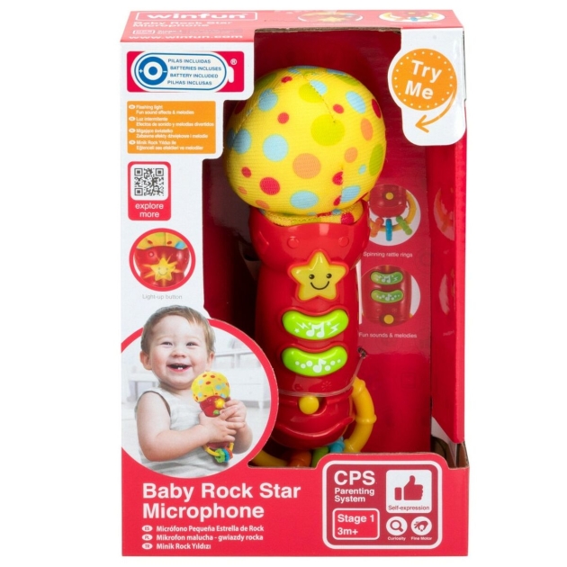 Toy microphone Winfun 6 x 16,5 x 6 cm (6 vnt.)