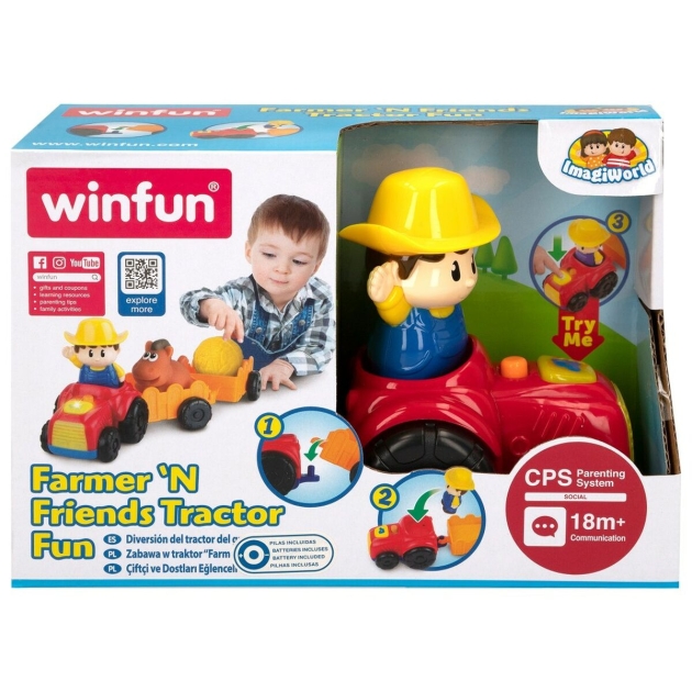 Toy tractor Winfun 5 Dalys 31,5 x 13 x 8,5 cm (6 vnt.)