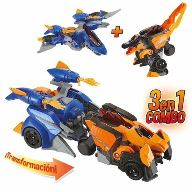 Transformerių mašina Vtech Switch Mega T REX S.O.S. Garsas 3 viename